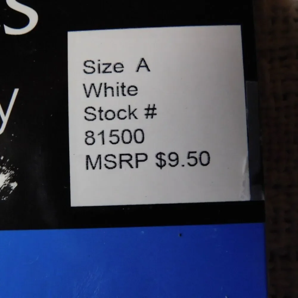 Nurse Mates Full Support Hosiery 6mmHg Compression Control‎ Top White 81500 Sz A